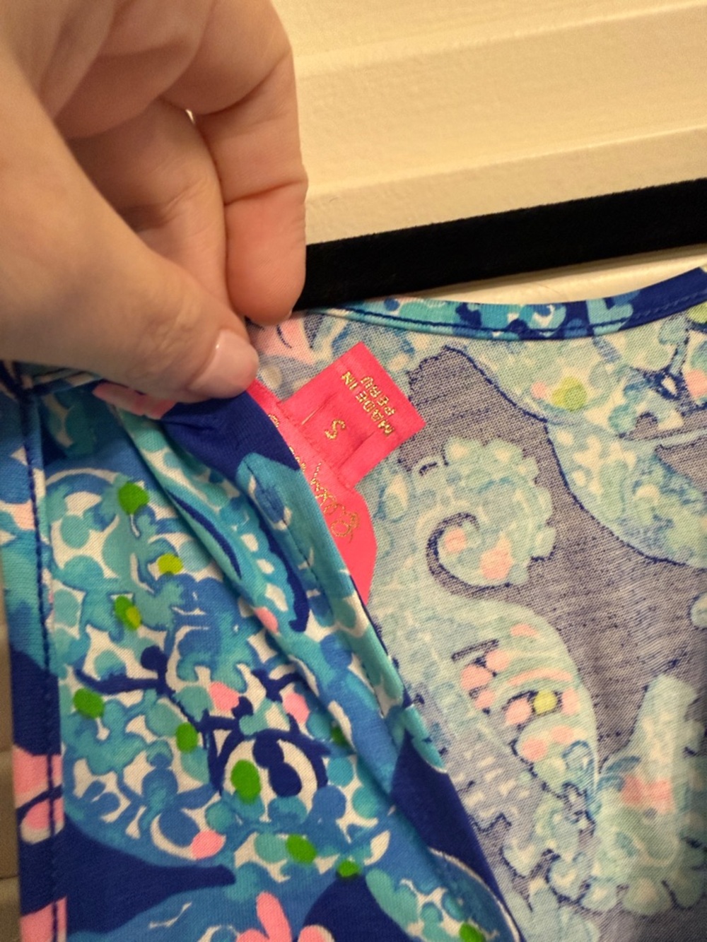 Lilly Pulitzer Margot Swing Dress Corsica Blue Turtle Villa Halter Tassels Small - Picture 4 of 7